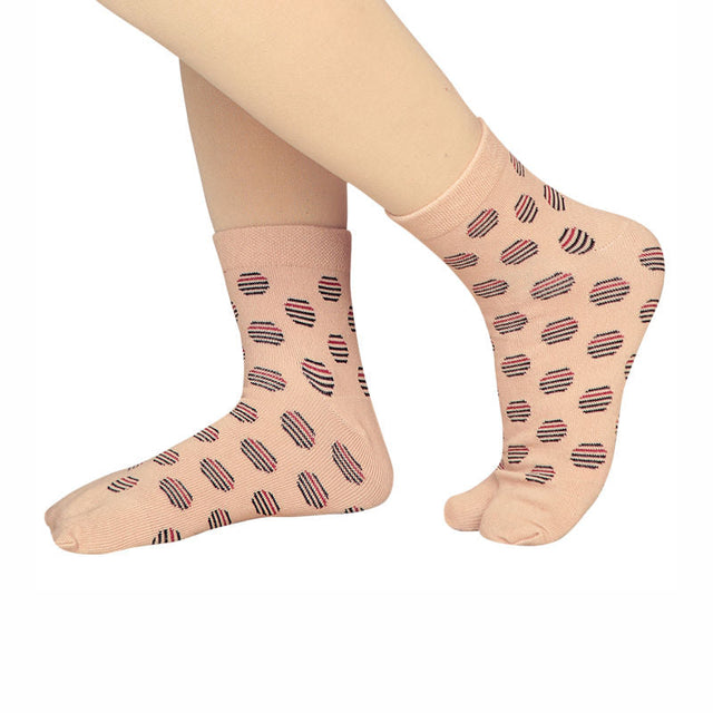 Women Cotton Spandex Socks Stretch Pack of 3 - Bodycare