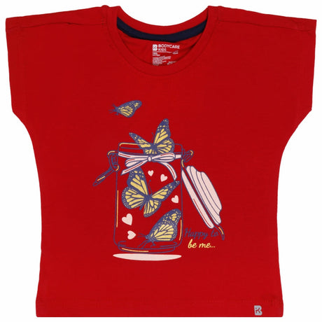 Baby Girls T-Shirt Round Neck Half Sleeves Pack of 2