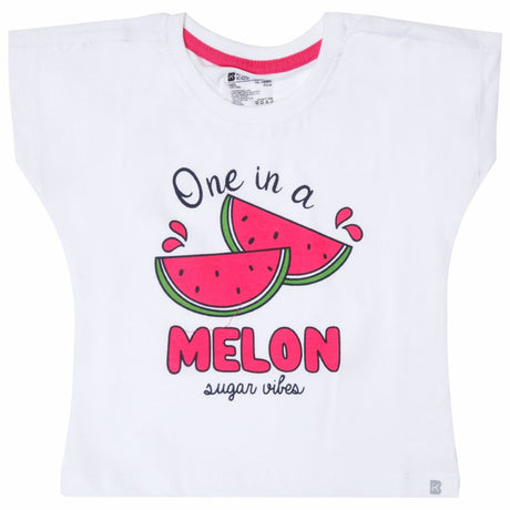 Baby Girls T-Shirt Round Neck Half Sleeves Pack of 2