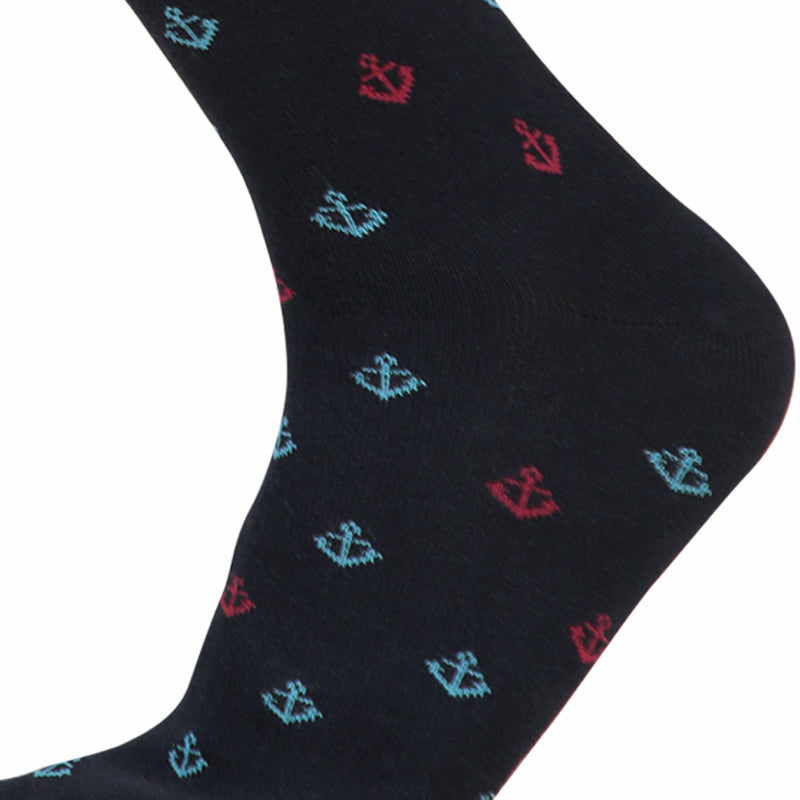 Bodycare Mens Mid Calf Printed Socks Pack Of 2