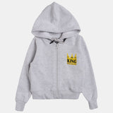 DYCA Boys Fleece Jacket Full Zipper Full Sleeves Solid