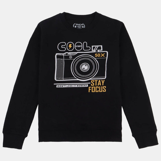 Boys Sweatshirt Round Neck Full Sleeves Pack of 1 - Bodycare