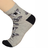 Bodycare Womens Mid Calf Printed Socks Pack Of 2