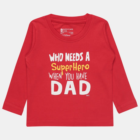 Baby Boys T-Shirt Round Neck Full Sleeves - Bodycare