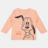 Baby Boys Mickey & Friends T-Shirt Round Neck Full Sleeves - Bodycare