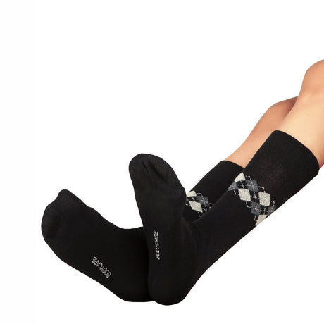 Bodycare Mens Solid Mid Calf Length Socks Pack Of 3