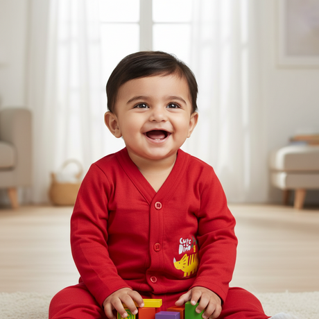 Bodycare Unisex Vest Front Open Full Sleeves Solid Pack Of 3