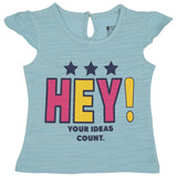 Bodycare Girls Round Neck Half Sleeves T-Shirt