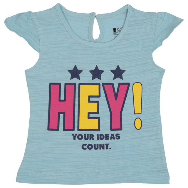 Baby Girls T-Shirt Round Neck Half Sleeves - Bodycare