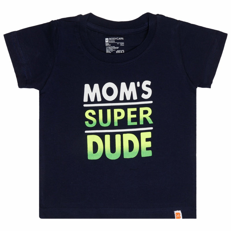 Baby Boys T-Shirt Round Neck Half Sleeves Pack of 2 - Bodycare
