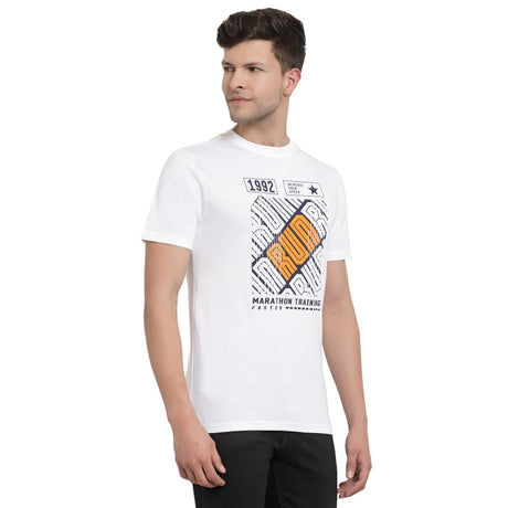 Men T-Shirt Round Neck Half Sleeves