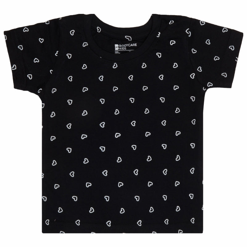 Bodycare Girls Round Neck Half Sleeves Tshirt Pack Of 2