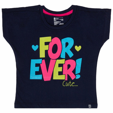 Baby Girls T-Shirt Round Neck Half Sleeves Pack of 2