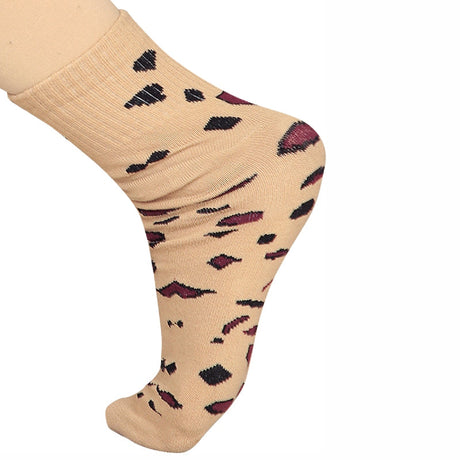 Bodycare Womens Mid Calf Printed Socks Pack Of 2