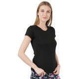 DYCA Womens Tshirt Round Neck Half Sleeves Pack Of 2