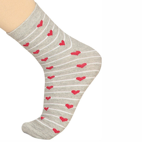 Bodycare Womens Mid Calf Printed Socks Pack Of 2
