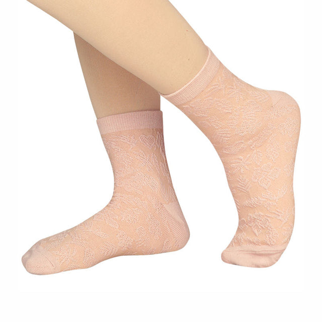 Women Cotton Spandex Socks Stretch Pack of 3 - Bodycare
