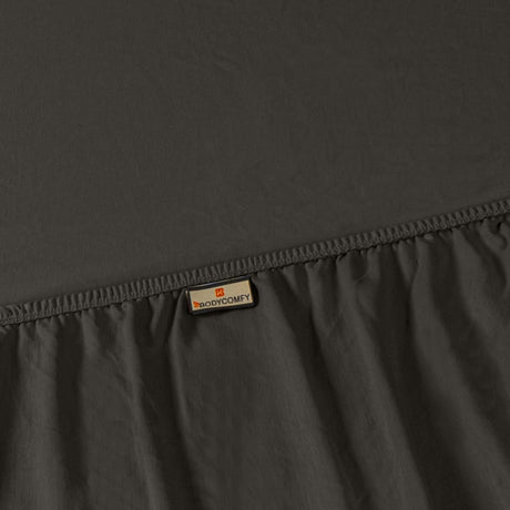 Single Cotton Fitted Bedsheet Solid Arabic Blue