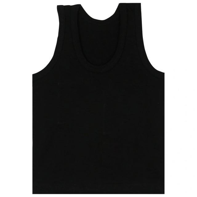 Boys Mickey & Friends Innerwear Vest 100% Cotton Skin Friendly Lightweight Round Neck Sleeveless for Everyday Comfort - Pack of 3