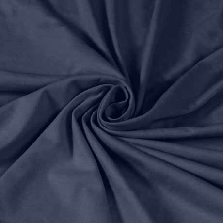Single Cotton Fitted Bedsheet Solid Arabic Blue