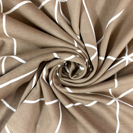 Single Cotton Fitted Bedsheet Arabic Blue