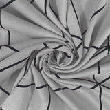 Bodycomfy 100% Cotton Hosiery Single bed Fitted Bedsheet – Geometric Print