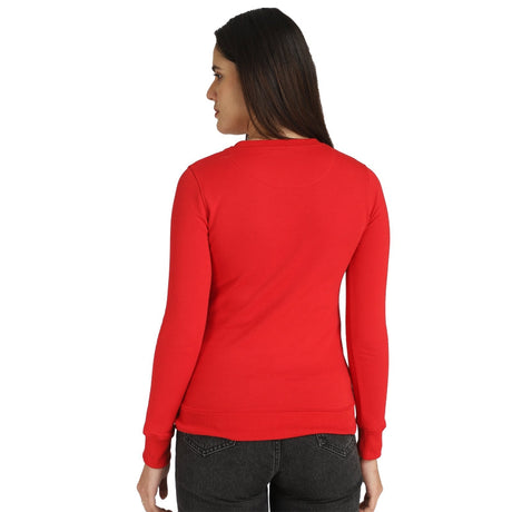 DYCA Women Fleece Sweat Shirt Round Neck Full