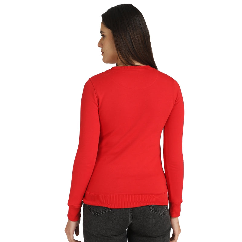 DYCA Women Fleece Sweat Shirt Round Neck Full