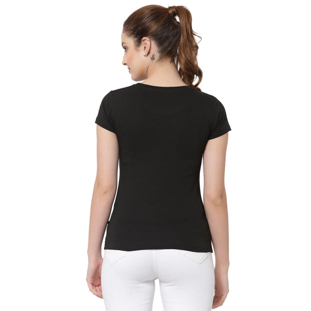 Women T-Shirt Round Neck Half Sleeves - Bodycare