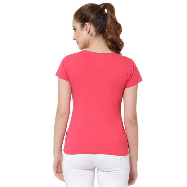 Women T-Shirt Round Neck Half Sleeves - Bodycare