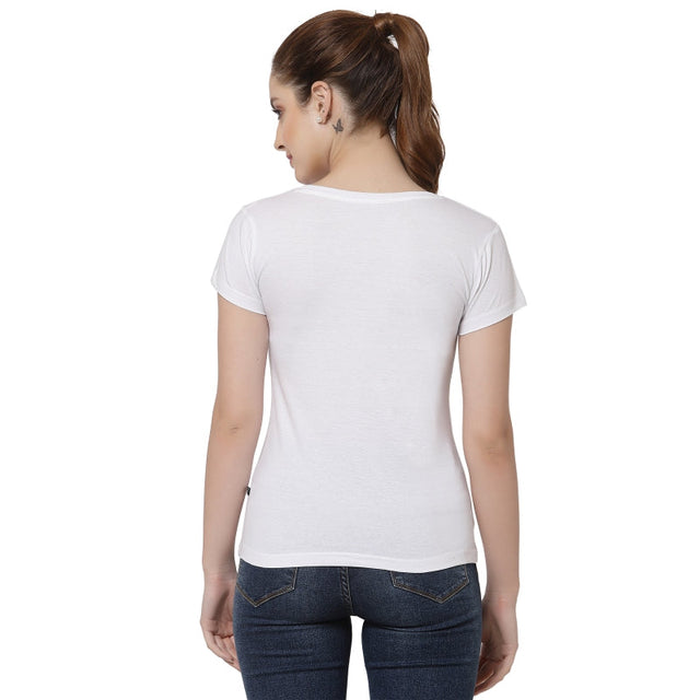 Women T-Shirt Round Neck Half Sleeves - Bodycare