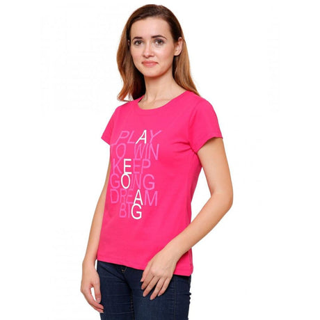 DYCA Women T-shirt Round Neck Half Sleeves
