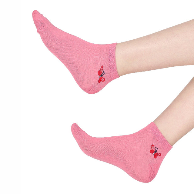 Women Cotton Spandex Socks Stretch Pack of 3 - Bodycare