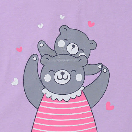 Bodycare Girls Tshirt & Pajami Night Suit Set