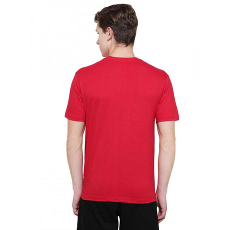Men 100% Cotton T-Shirt Round Neck Half Sleeves
