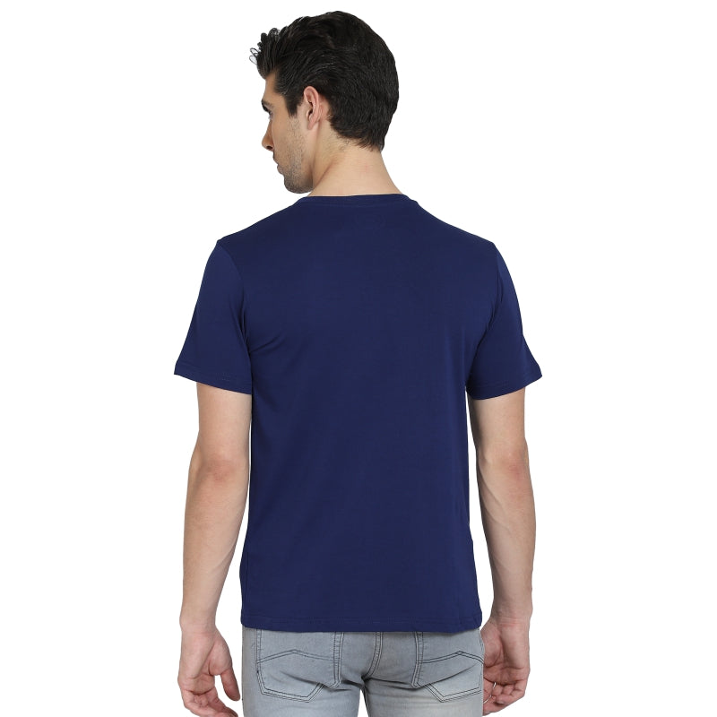 DYCA Men Tshirt Round Neck Half Sleeves Solid Pack Of 2