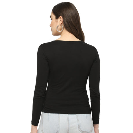 DYCA Women T-shirt Round Neck Full Sleeves