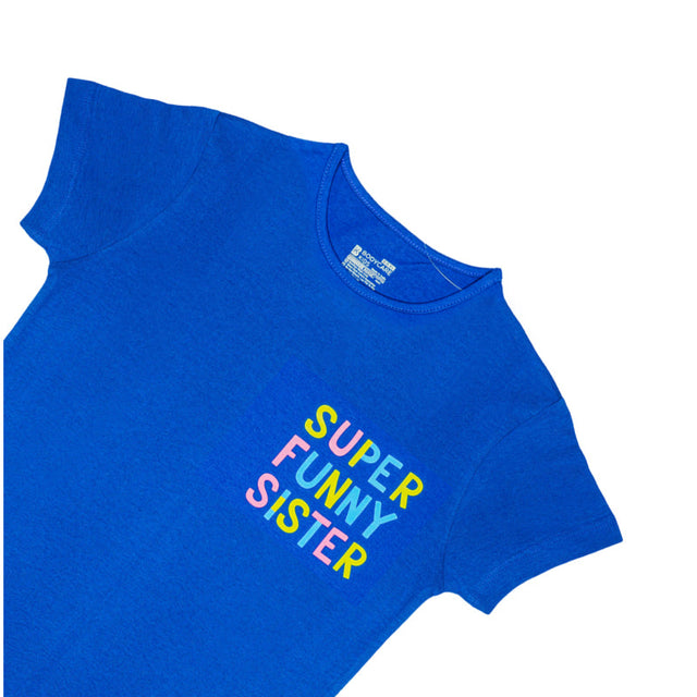 Girls 100% Cotton Rakhi T-Shirt with Round Neck and Half Sleeves for Festive Casual Wear and Everyday Comfort