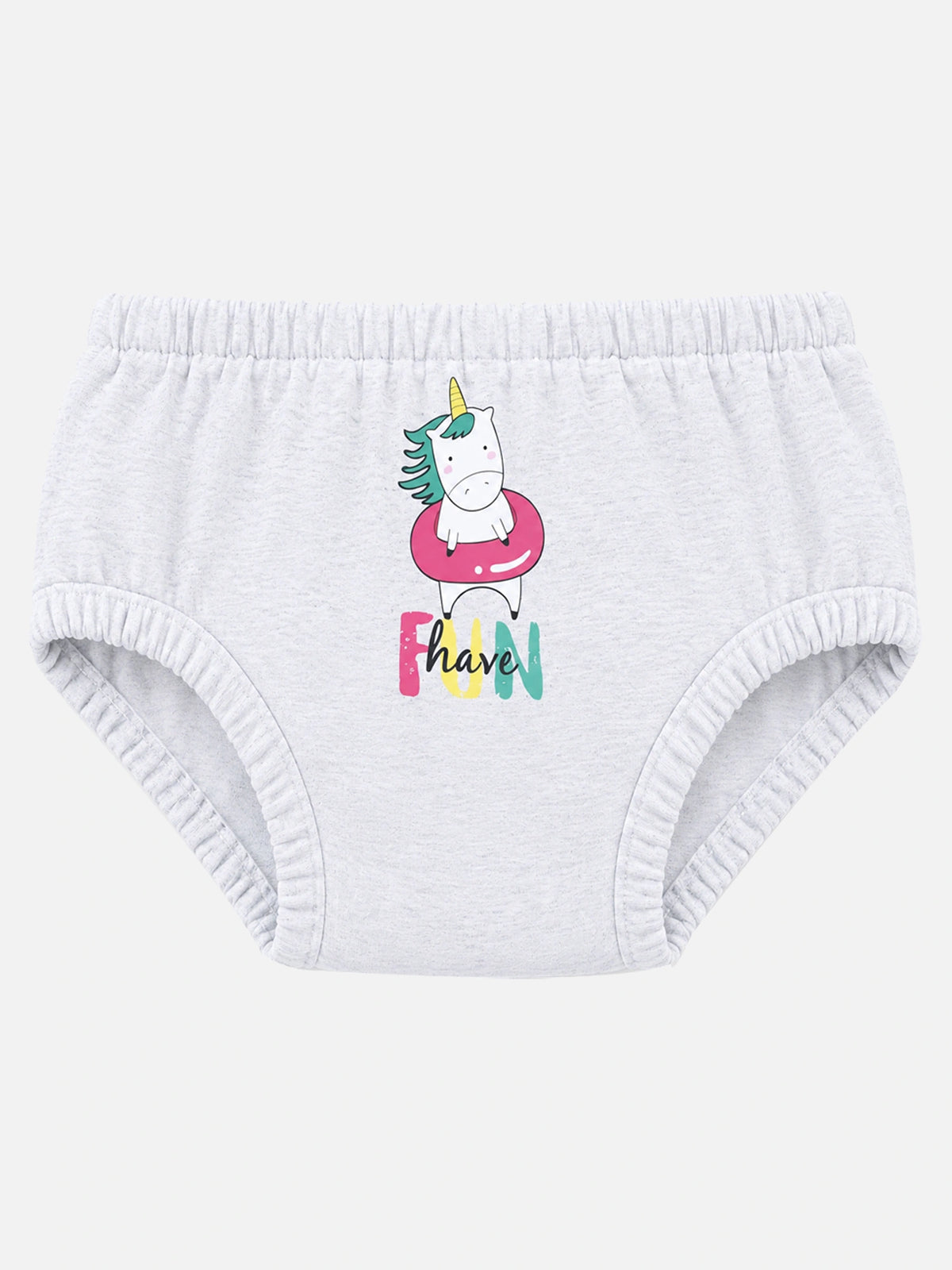 Baby Girls 100% Cotton Innerwear Panty Solid for Everyday Innerwear Comfort, Secure Fit and Regular Use - Pack of 3