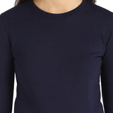 DYCA Women Fleece Sweat Shirt Round Neck Full Sleeves