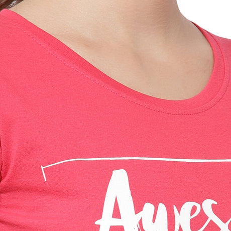 Proteens Women T-shirt Round Neck Half Sleeves