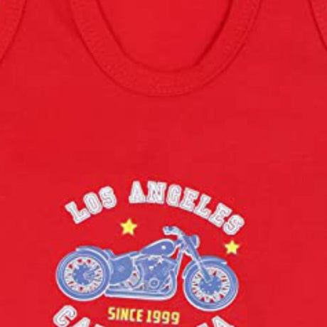 Boys Vest Round Neck Sleeveless Pack of 3