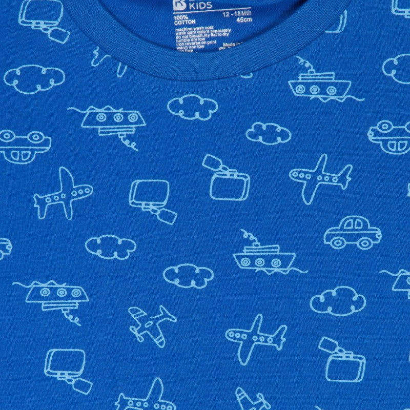 Baby Boys T-Shirt Round Neck Half Sleeves Pack of 2