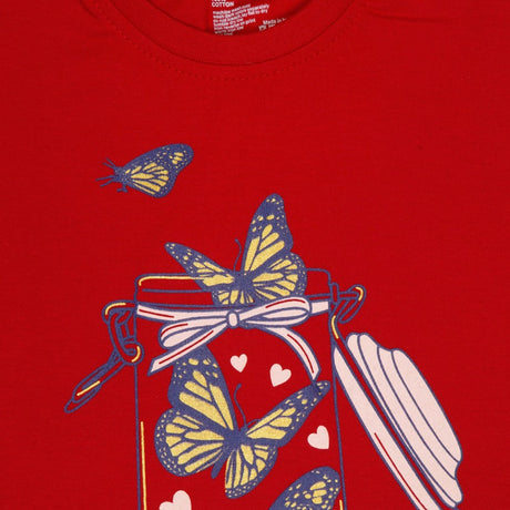 Baby Girls T-Shirt Round Neck Half Sleeves Pack of 2