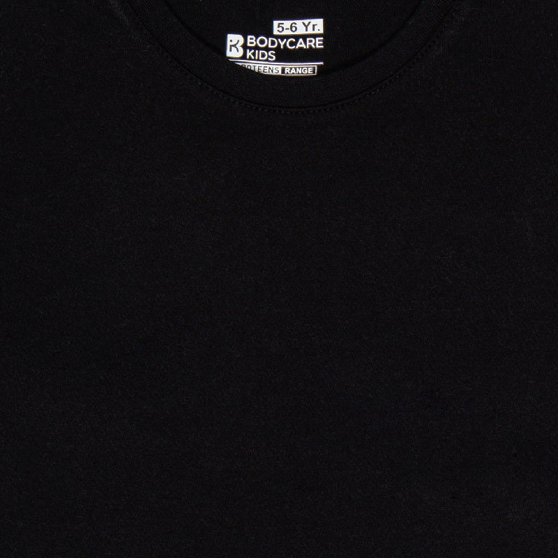 Bodycare Girls Round Neck Half Sleeves Solid Tshirt