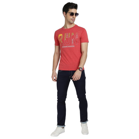 Men T-Shirt Round Neck Half Sleeves