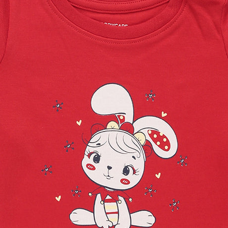 Baby Girls T-Shirt Round Neck Full Sleeves