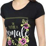 DYCA Women T-shirt Round Neck Half Sleeves