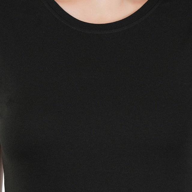 Women Cotton T-Shirt Round Neck Half Sleeves Pack of 2 - Bodycare