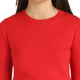 DYCA Women Fleece Sweat Shirt Round Neck Full